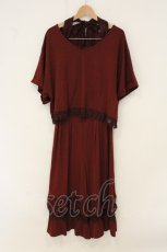 画像1: axes femme / Tシャツ付きコンビネゾン M ワイン O-26-07-06-002-AX-OP-OW-OS (1)