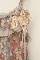 画像2: axes femme / 大花柄キャミワンピース M キナリ O-26-07-06-016-AX-OP-OW-OS (2)