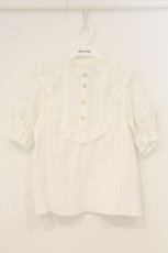 画像1: Chalmiere / メイジーブラウス M シロ O-26-07-07-029-AX-BL-OW-OS (1)