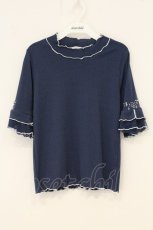 画像1: axes femme / 接触冷感チュールメロープルオーバー F ブルー O-26-07-07-031-AX-TO-OW-OS (1)