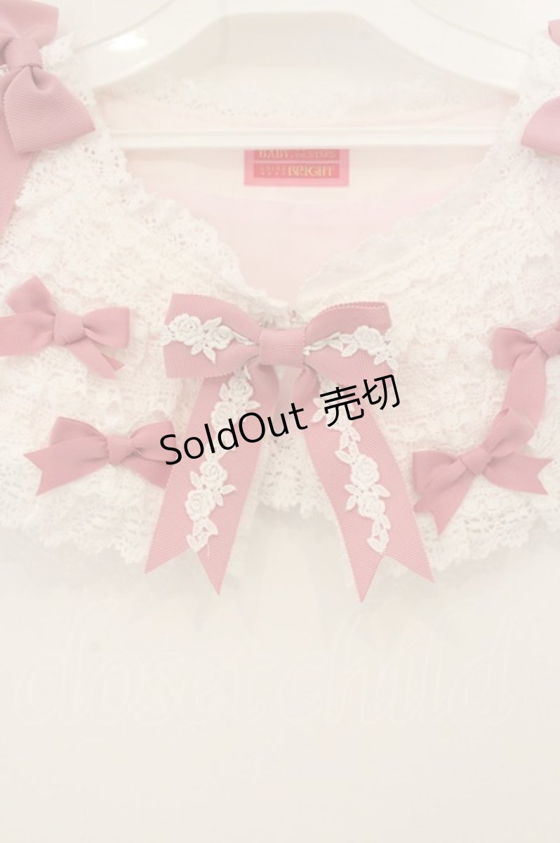 画像2: BABY,THE STARS SHINE BRIGHT / Creme Chantilly Princessケープ  ピンク O-26-07-07-039-BA-TO-OW-OS (2)
