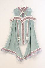 画像1: Ozz oneste / 朧藤レースカット　和チャイナカットソー   O-26-07-07-047-OO-TO-OW-OS (1)