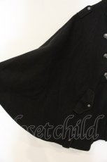画像3: Favorite / ナポレオンボタンの軍服風ポンチョコート  クロ O-26-07-07-005-LO-CO-OW-OS (3)