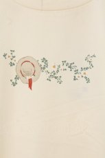 画像2: Fi.n.t / モチーフプリントフレアースリーブカットトップス F アイボリー O-26-07-07-075-CA-TO-OW-OS (2)