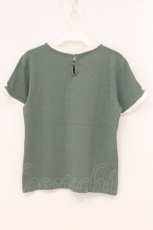 画像3: Fi.n.t / フリル使いTシャツ F グリーン O-26-07-07-086-CA-TO-OW-OS (3)