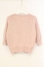 画像3: Fi.n.t / リトルローズ刺繍サマーニットカーディガン F ピンク O-26-07-07-097-CA-TO-OW-OS (3)
