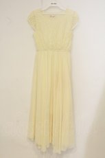 画像1: Favorite / レース×シフォンワンピース M~L アイボリー O-26-07-07-012-LO-OP-OW-OS (1)