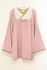 画像1: Favorite / 和のおとぎ話モチーフルームウェアワンピース　かぐや姫 M~LL ピンク O-26-07-07-026-LO-TO-OW-OS (1)