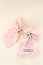 画像2: axes femme kawaii / 桜柄リボンバレッタ  ピンク O-26-07-08-043-AX-AC-IG-OS (2)