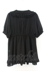 画像3: axes femme POETIQUE / トッピングリボンロングブラウス M クロ O-26-07-08-020-AX-BL-IG-OS (3)