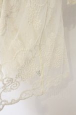 画像2: axes femme / チュールレースカーデ F アイボリー O-26-07-08-030-AX-TO-IG-OS (2)