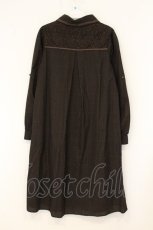 画像3: axes femme / チェック柄ロングシャツ M ブラウン O-26-07-10-062-AX-TO-OW-OS (3)