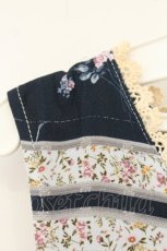 画像3: axes femme / 額縁柄ワンピース M ネイビー O-26-07-10-064-AX-OP-OW-OS (3)