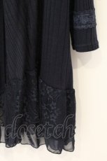 画像2: axes femme / 裾レースカーディガン M ネイビー O-26-07-10-068-AX-TO-OW-OS (2)