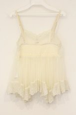 画像3: axes femme / チュール重ねイレヘムビスチェ F キナリ O-26-07-10-075-AX-TO-OW-OS (3)