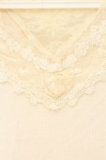 画像2: axes femme / Vネックデザインインナー M キナリ O-26-07-10-085-AX-TO-OW-OS (2)