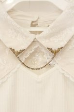 画像2: axes femme / カットワークデザインプルオーバー F キナリ O-26-07-10-090-AX-TO-OW-OS (2)