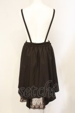 画像3: axes femme / サス付きイレヘムデザインスカート M ブラウン O-26-07-10-110-AX-SK-OW-OS (3)