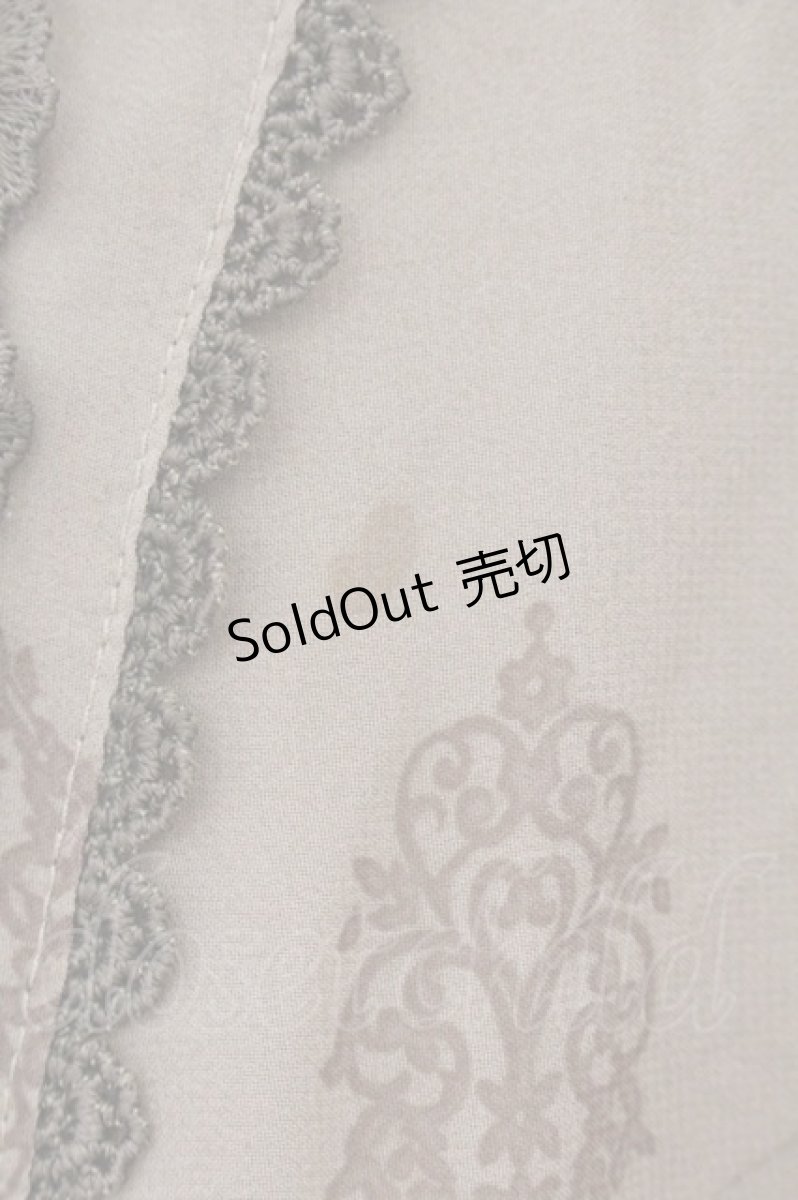 画像3: axes femme / ブロッキングフロッキーワンピース M ブラウン O-26-07-10-002-AX-OP-IG-OS (3)