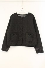 画像1: m petit by misako / クロミタフタハートキルトジャケット LL クロ クロミ O-26-07-10-031-LO-JA-IG-OS (1)