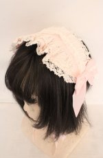 画像1: BABY,THE STARS SHINE BRIGHT / Creamy Ribbonヘッドドレス  ピンク O-26-07-13-1011-BA-AC-IG-OS (1)