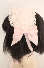 画像2: BABY,THE STARS SHINE BRIGHT / Creamy Ribbonヘッドドレス  ピンク O-26-07-13-1011-BA-AC-IG-OS (2)