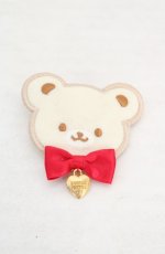 画像1: Angelic Pretty / マシュマロBearワッペンクリップ  アイボリー O-26-07-13-1002-AP-ZA-IG-OS (1)