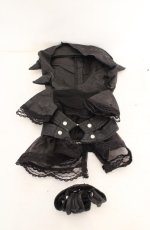 画像1: HANGRY&ANGRY / ぬいぐるみアウトフィット  ブラック O-26-07-13-1037-HN-ZA-OW-OS (1)