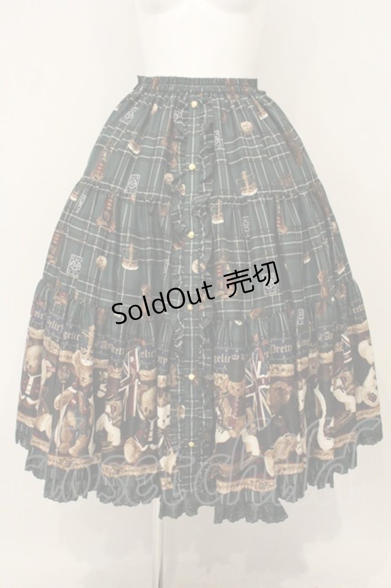 画像1: Angelic Pretty / British Bearティアードスカート  グリーン O-26-07-13-075-AP-BL-IG-OS (1)