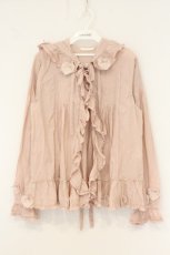 画像1: PINK HOUSE / ハートワッペンオーバーブラウス  ピンク O-26-07-13-090-LO-TO-IG-OS (1)