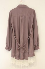 画像3: axes femme / 裾レースシャツチュニック M ピンク O-26-07-13-012-AX-TO-OW-OS (3)