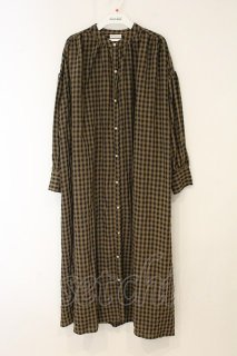 axes femme レーシーロングジャケット 茶色 485◇レーシー切替ロング 