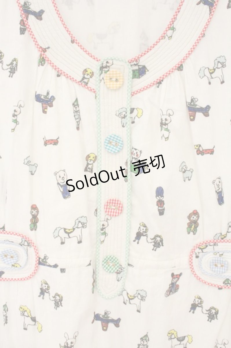 画像2: Franche Lippee / TOYギャザーマキシワンピ  シロ O-26-07-14-025-LO-OP-IG-OS (2)