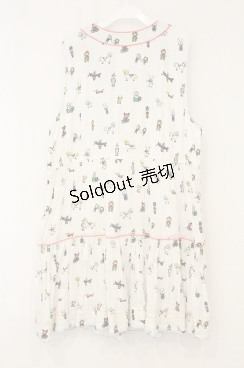 画像4: Franche Lippee / TOYギャザーマキシワンピ  シロ O-26-07-14-025-LO-OP-IG-OS (4)