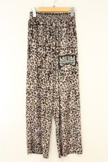 画像1: KRY CLOTHING / 「MEHYOU２」ベロア素材レオパードパンツ  ブラウン×ブラック O-26-07-14-032-PU-PA-IG-OS (1)