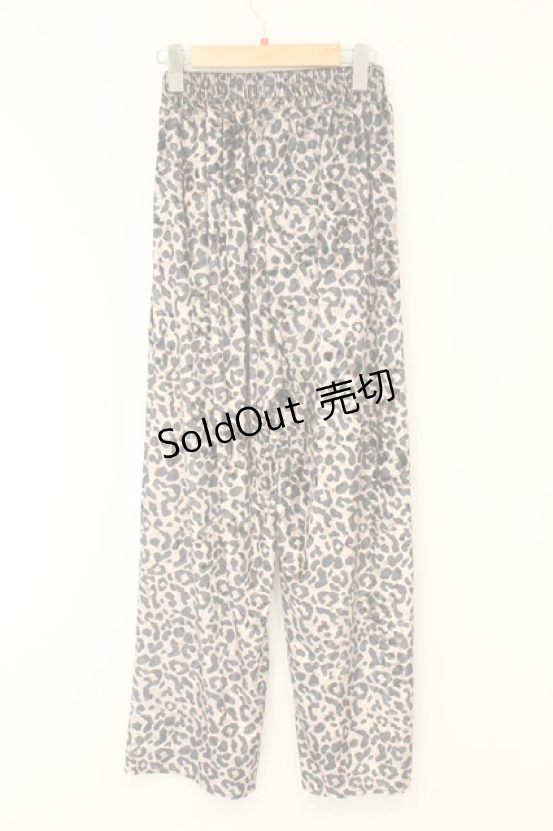 画像3: KRY CLOTHING / 「MEHYOU２」ベロア素材レオパードパンツ  ブラウン×ブラック O-26-07-14-032-PU-PA-IG-OS (3)