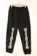 画像1: KRY CLOTHING / 「KC-301」薔薇裏起毛スウェットパンツ  ブラック O-26-07-14-033-PU-PA-IG-OS (1)