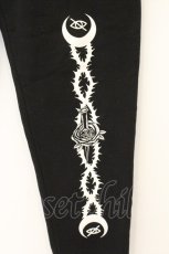 画像2: KRY CLOTHING / 「KC-301」薔薇裏起毛スウェットパンツ  ブラック O-26-07-14-033-PU-PA-IG-OS (2)