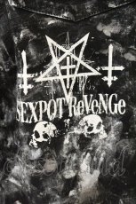 画像4: SEX POT ReVeNGe / DESTROY PUNK SLASH STRETCH スキニー パンツ L ブラック×グレー O-26-07-14-042-SP-PA-IG-OS (4)