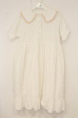 画像1: merry jenny / ハイショクレースカラーシャツワンピース F シロ O-26-07-14-046-LO-OP-YM-OS (1)