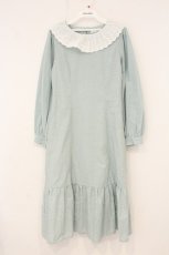 画像1: hudson honey / レースカラーギンガムワンピース M ミント O-26-07-14-047-LO-OP-YM-OS (1)