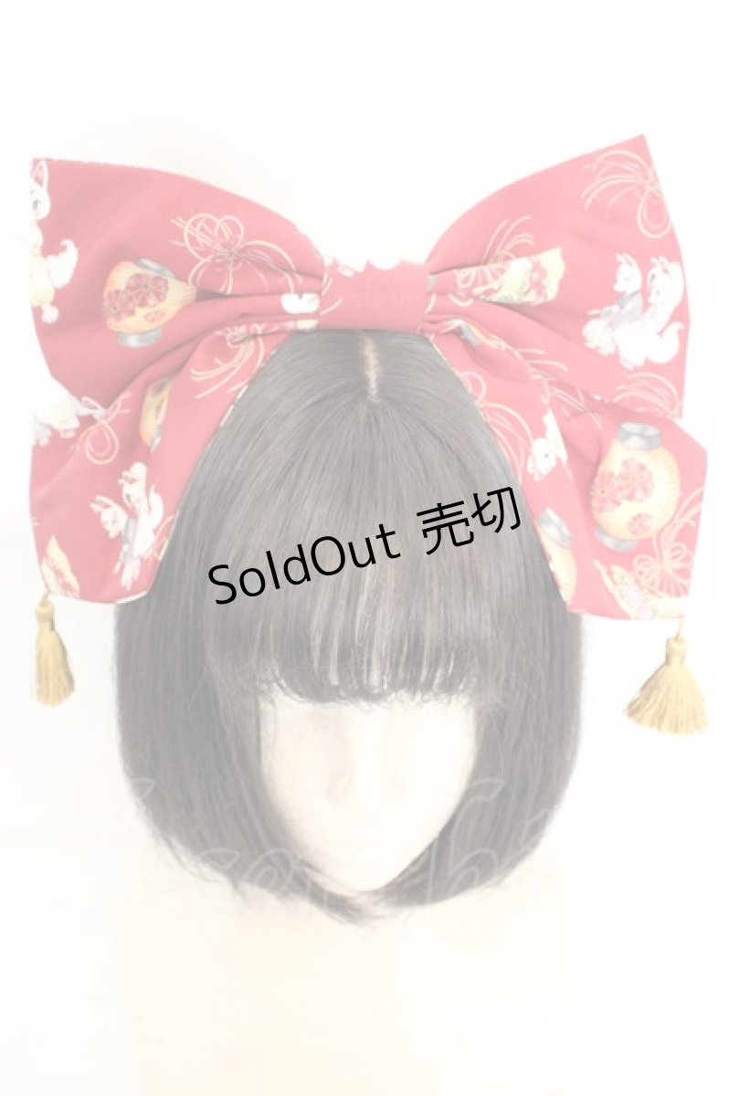 画像2: Royal Princess Alice / 狐の嫁入カチューシャ  アカ O-26-07-14-1031-LO-AC-IG-OS (2)