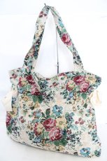 画像1: merry jenny / キルトジャガードトートbag  アイボリー O-26-07-14-1052-LO-BG-IG-OS (1)