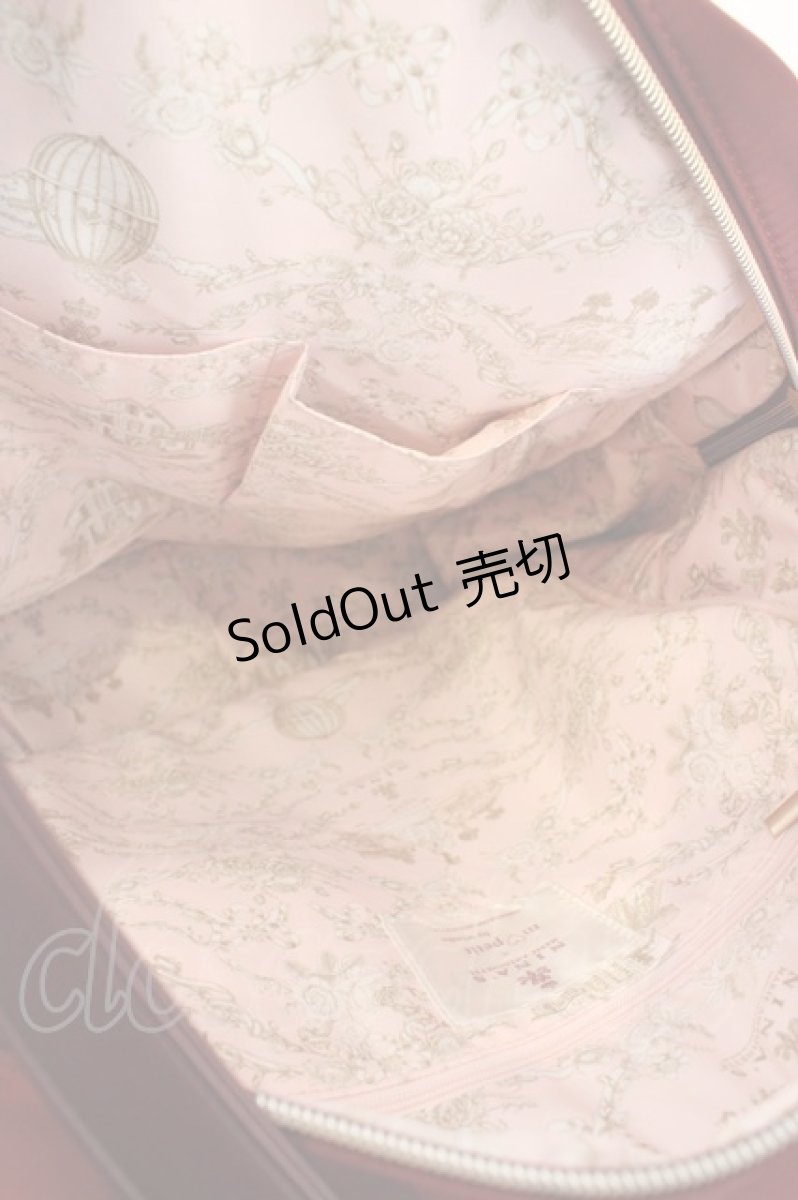画像3: m petit by misako / AM2WAYリュック  ワイン O-26-07-14-1056-LO-BG-IG-ZT387 (3)