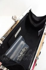 画像3: axes femme / サテンプリーツクラッチバッグ 250×150×60mm クロ O-26-07-14-1064-AX-BG-IG-OS (3)