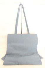 画像2: axes femme / タテ型ビッグリボントート 8×41cm ブルー O-26-07-14-1066-AX-BG-IG-OS (2)