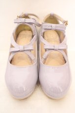画像2: axes femme POETIQUE / レースアップパンプス L ラベンダー O-26-07-14-1007-AX-SH-IG-OS (2)