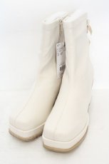 画像1: axes femme POETIQUE / レースアップストレッチブーツ L オフシロ O-26-07-14-1009-AX-SH-IG-OS (1)