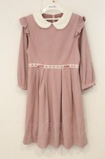 画像1: LODISPOTTO / クラシカルフラットカラーワンピース M ピンク O-26-07-14-059-LO-OP-OW-OS (1)