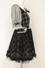 画像3: DO US PART / 2セットTT*POYリボンOP　セットアップ M クロ O-26-07-14-085-LO-OP-OW-OS (3)